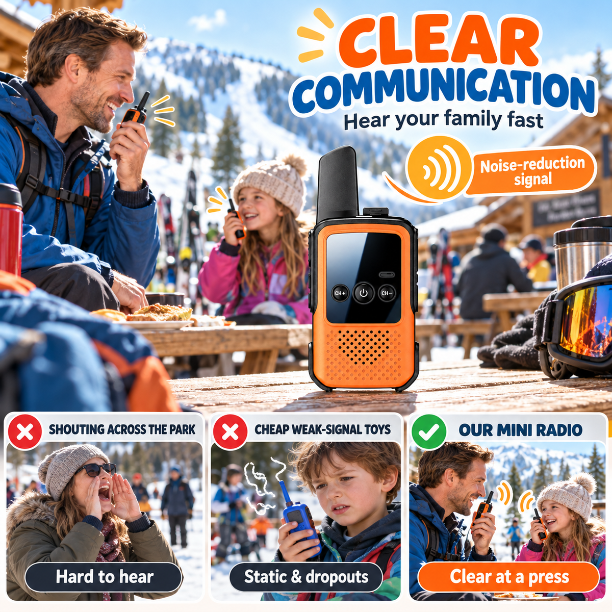 Mini Kids Walkie Talkies for Family Adventures & Outdoor Fun 📻