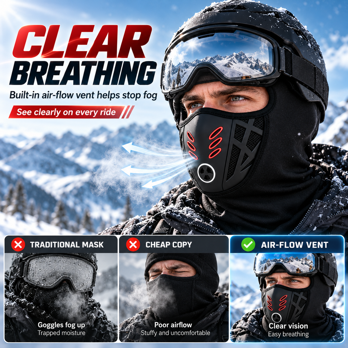 ❄️ Ultimate Breathable Thermal Balaclava Face Mask