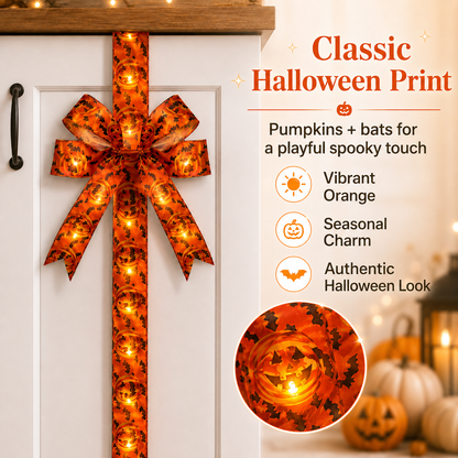 🎃LED Halloween Door & Cabinet Bows