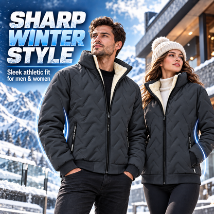 Winter Warm Fleece-Lined Thickened Jacket - Unisex 🧥