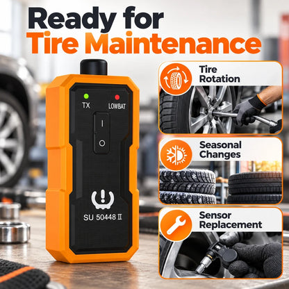 SU-50448 II TPMS Relearn Tool – Ready for Tire Rotation 🛞