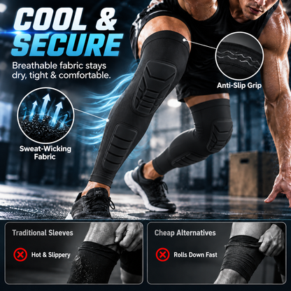 Pro Honeycomb Anti-Collision Full-Leg Compression Guard 🛡️