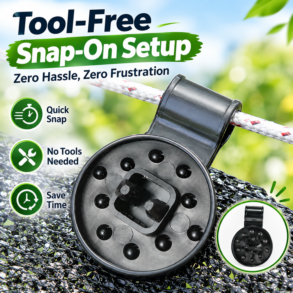 Heavy-Duty Shade Net & Greenhouse Film Fixing Clips 🛡️