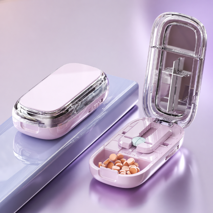 Portable Pill Cutter & Splitter Box for Precise Doses 💊