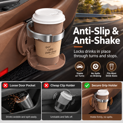 Multi-Functional Foldable Car Cup & Drink Holder 🚗☕