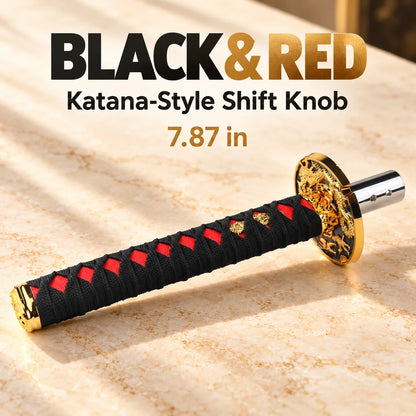 Katana-Style Shift Knob 🗡️ Cord-Wrapped Interior Upgrade
