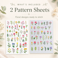 A - 2 Pattern Sheets Only(Includes 97+ Designs)