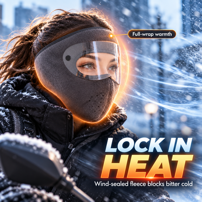 Windproof Fleece Full Face Shield & Anti-Fog Riding Mask