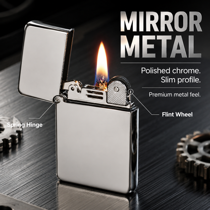 Ultra-Slim Vintage Kerosene Lighter