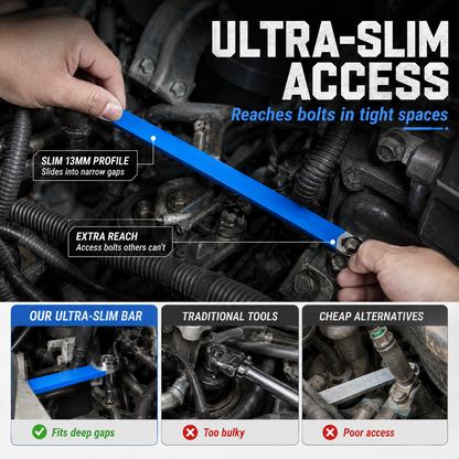 9.8"/15.3" High-Carbon Wrench Extender Bar 🔧