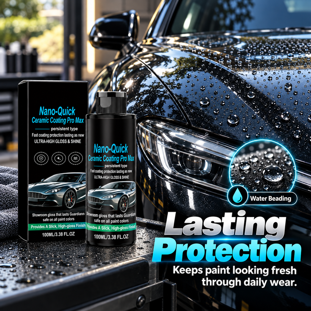 🚗 Nano Ceramic Car Coating for Long Lasting Shine & Protection