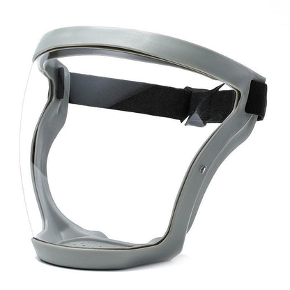 Full-Face Clear Protective Shield – Wide-View Adjustable Face Barrier