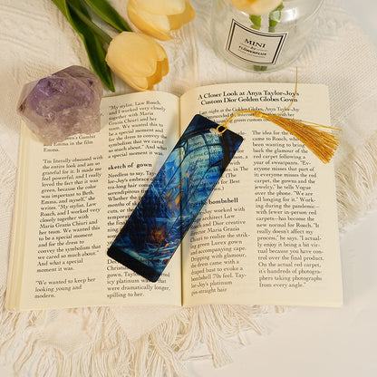 2-PACK-Handcrafted Stained-Glass Acrylic Bookmarks 🔖✨