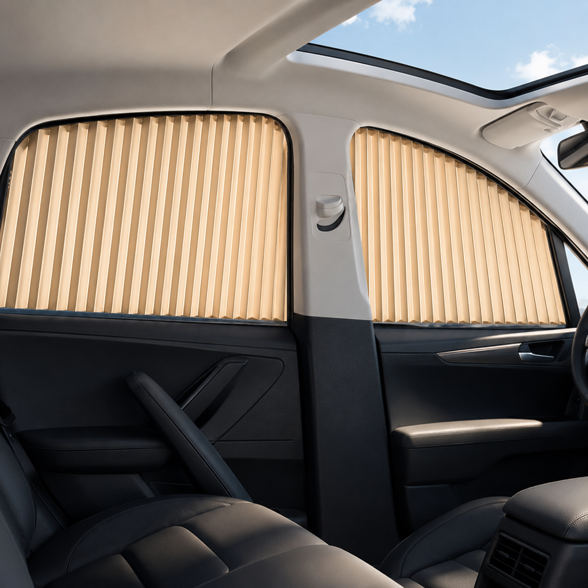 🚘 Retractable Sliding Car Window Sunshade