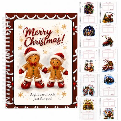 🎅 Personalized Christmas Cash Holder Book – Creative Holiday Scavenger Hunt Gift 🎄