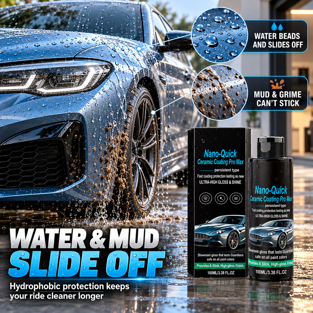 🚗 Nano Ceramic Car Coating for Long Lasting Shine & Protection