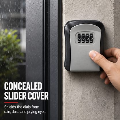 Heavy-Duty Portable Key Lock Box & Weatherproof Storage Safe 🛡️