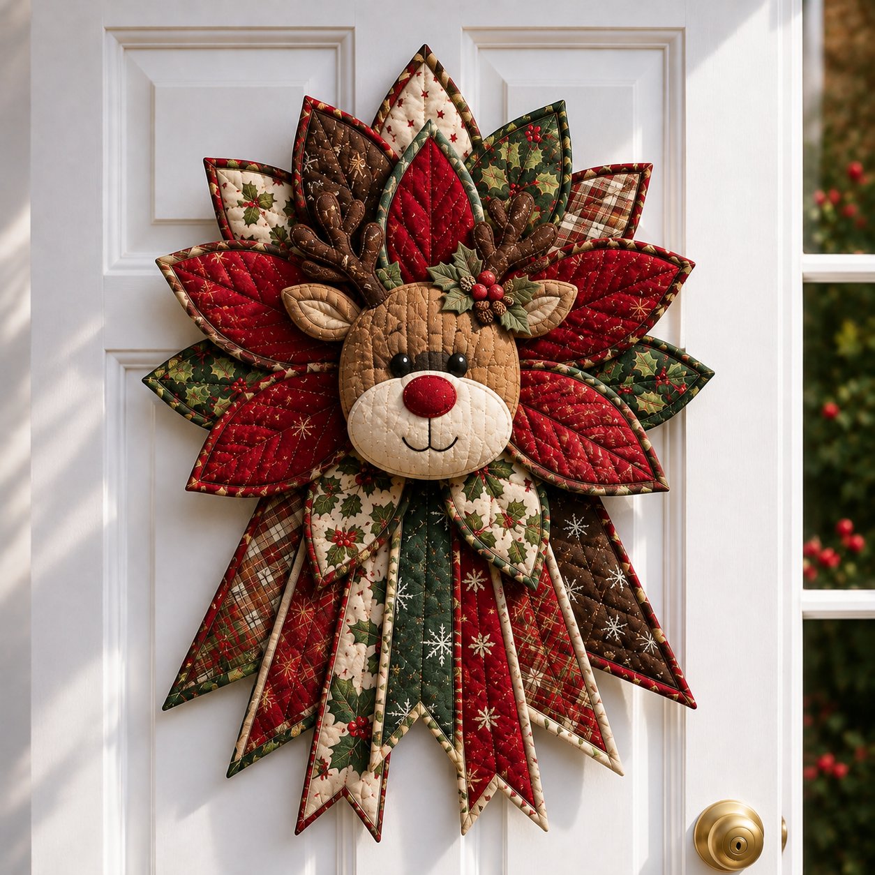 ✂️ Beginner Friendly Christmas Door Hanging Quilt Kit | Easy Holiday DIY Sewing Craft 🌟
