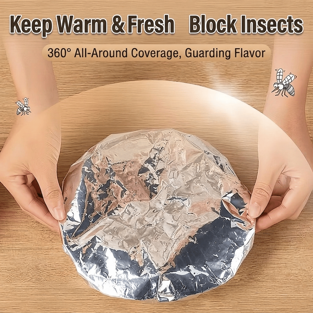 🏠 Reusable Aluminum Foil Insulation Cover – Keep Heat In ❄️