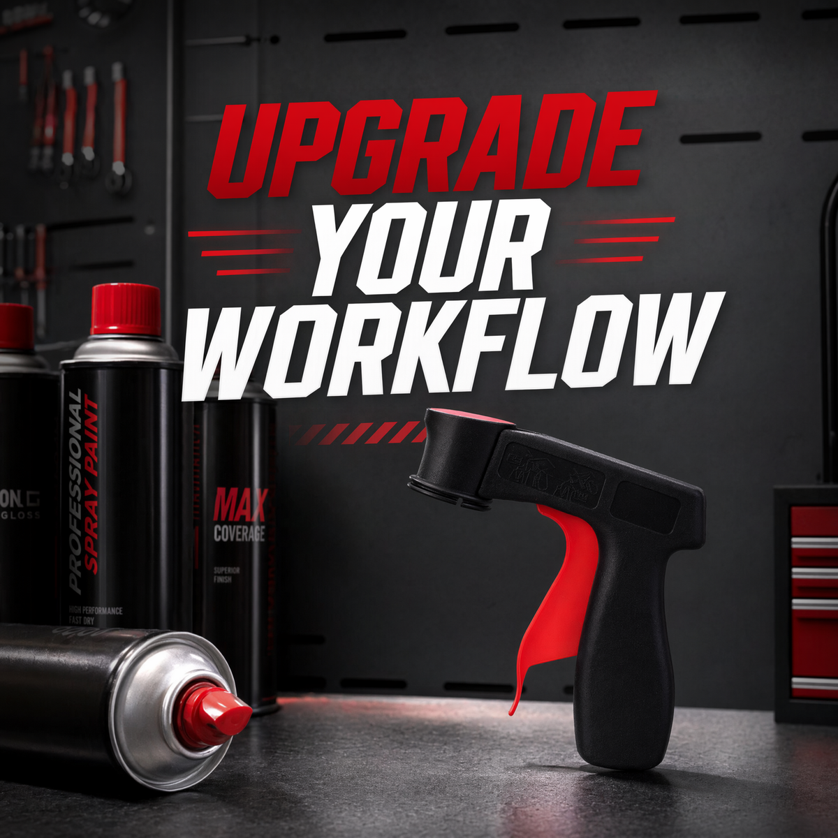 🎨 Pro-Grip Aerosol Spray Can Trigger Handle – Ergonomic Spray Gun Adapter 🛠️