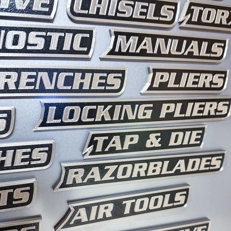 🔥Hot Sale 49% off🌟12 Pack of  Magnetic Toolbox Labels🔩