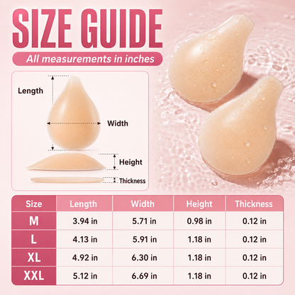 ✨ Natural Lift Invisible Breast Covers | Seamless & Reusable Nipple Pasties