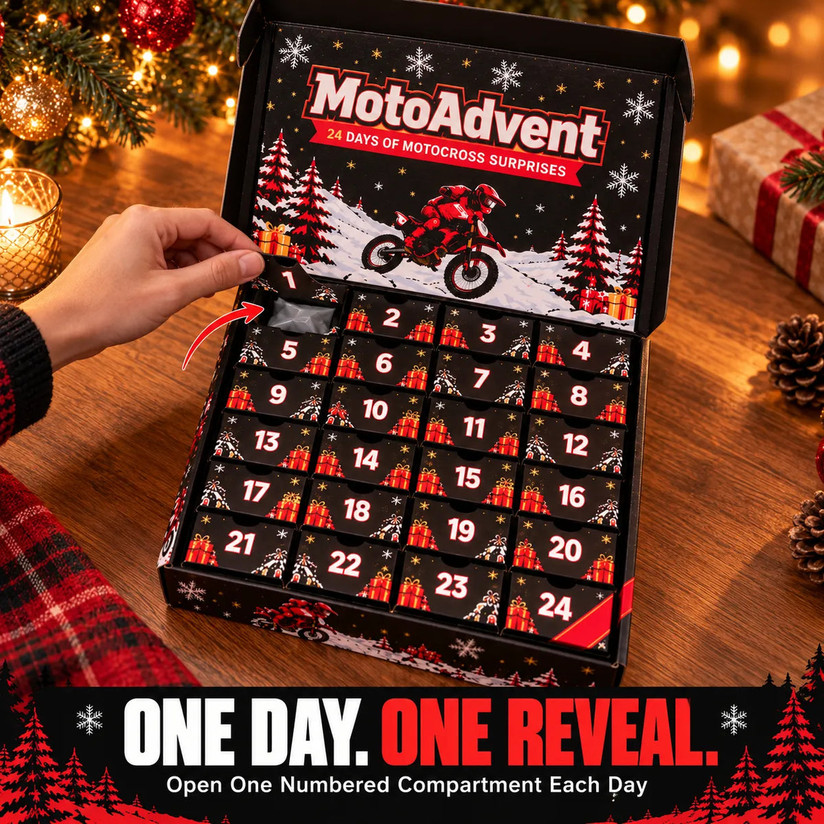 🏍️ MotoAdvent Motocross Advent Calendar — 24 Days of Christmas Surprises 🎄🎁