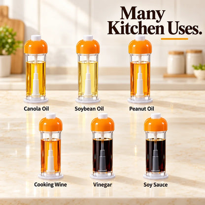 Press-to-Spray Kitchen Bottle 🧴 Even Oil & Vinegar
