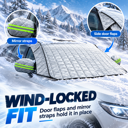 ❄️ All-Weather Half Car Cover & Frost Protector
