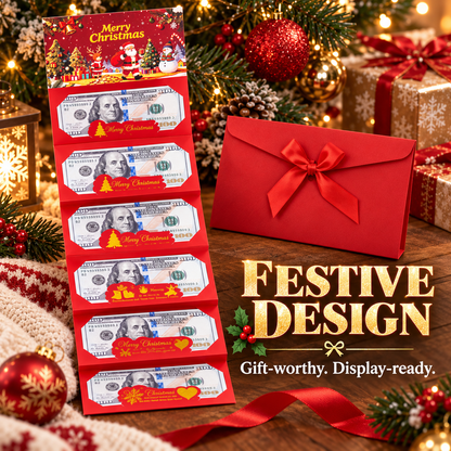Holiday Surprise Money Pull Box for Christmas Cash Gifting 💵