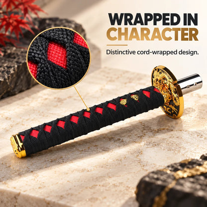 Katana-Style Shift Knob 🗡️ Cord-Wrapped Interior Upgrade