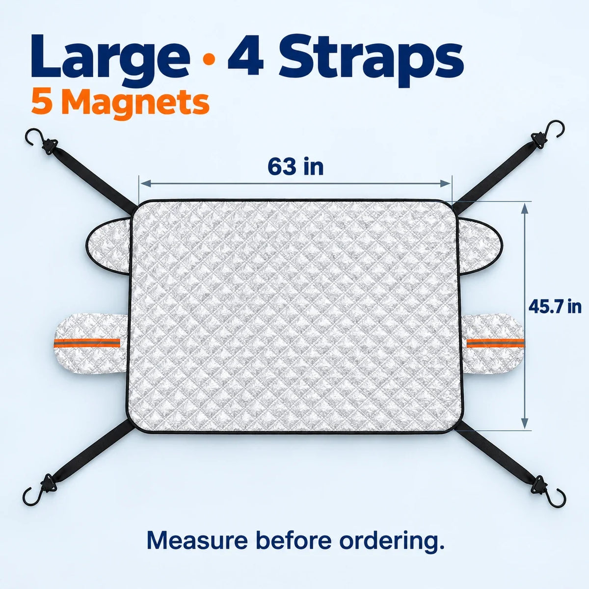 ❄️ Windshield Snow Cover + 2 Mirror Covers | Winter Ready