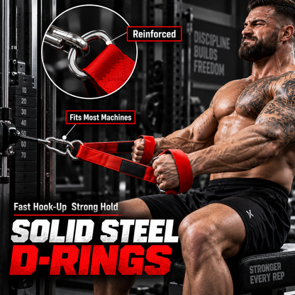 🔥 Heavy-Duty Triceps Rope Cable Attachment for Gym Workout 💪