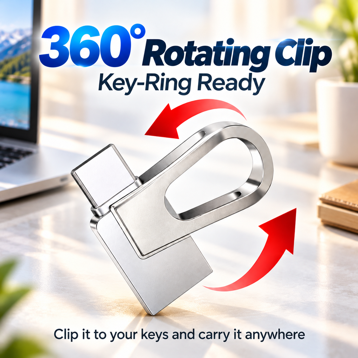 ⚡ 2-in-1 Universal High-Speed USB & Type-C Flash Drive