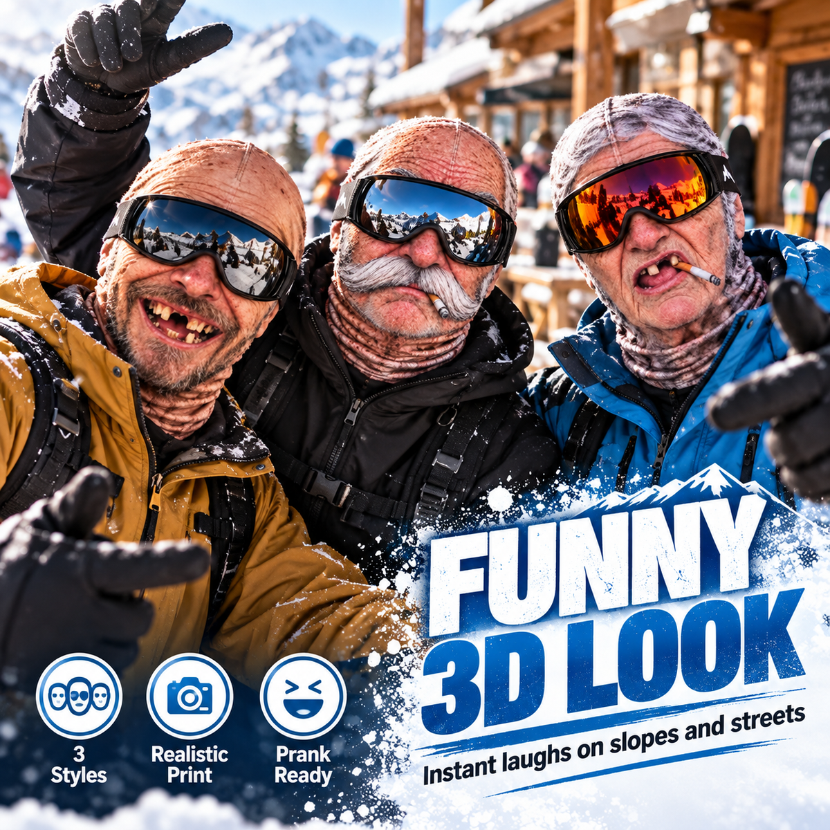 Funny Prank Ski & Riding Balaclava Mask 🎭
