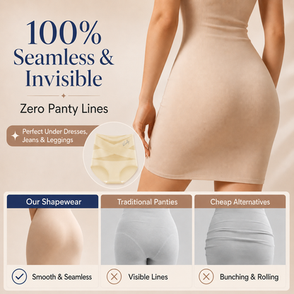 💖5-Pack Women's High-Waist Cross-Wrap Tummy Control Briefs