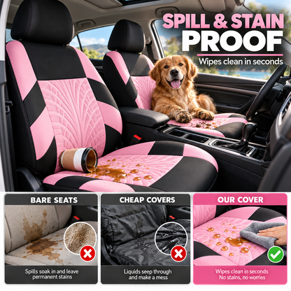 All-Season Breathable Elastic Car Seat Cover Set 🚗✨