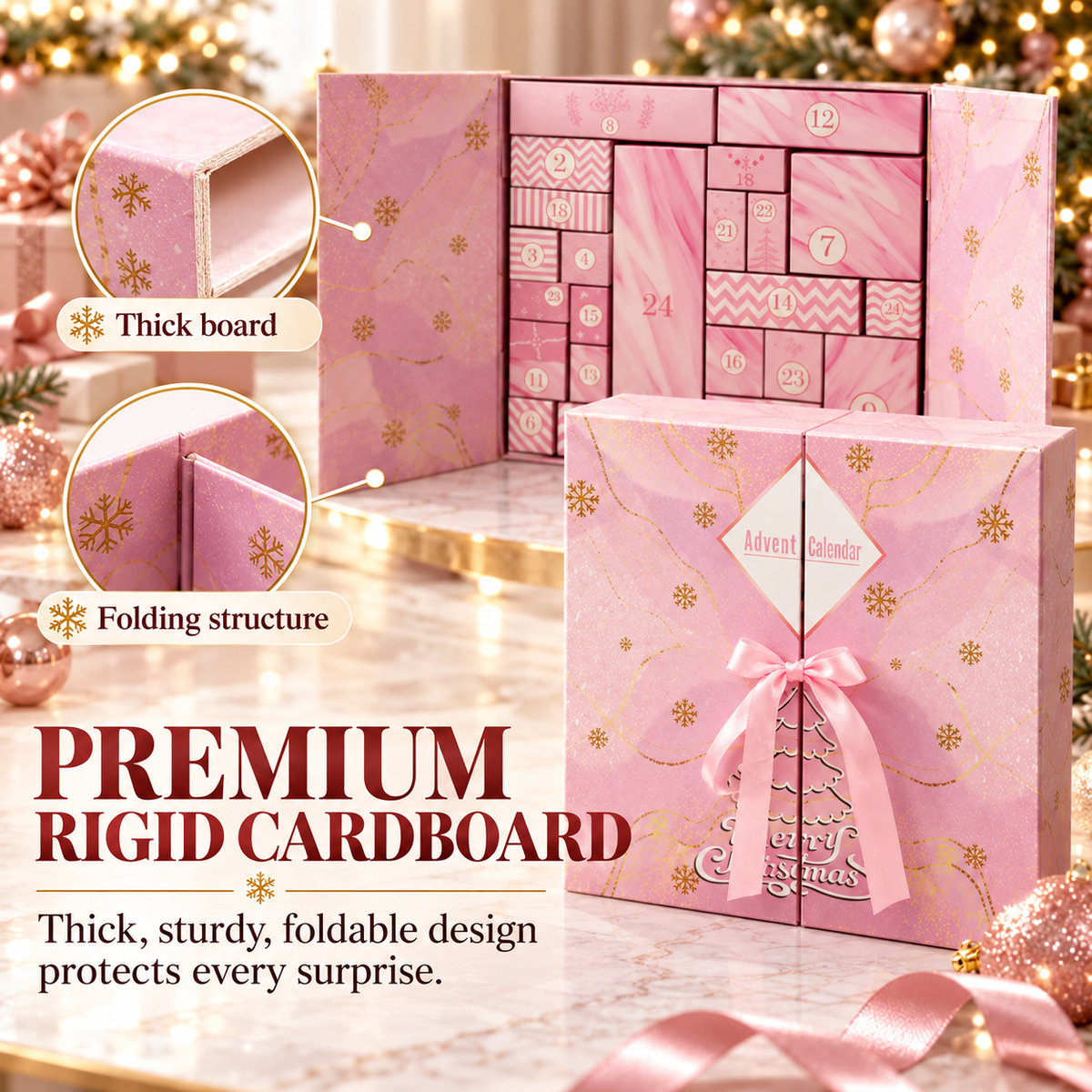 🎄 24-Day Luxury Christmas Advent Calendar Gift Box