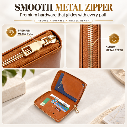 🛡️ Ultimate RFID Anti-Theft Passport & Card Organizer