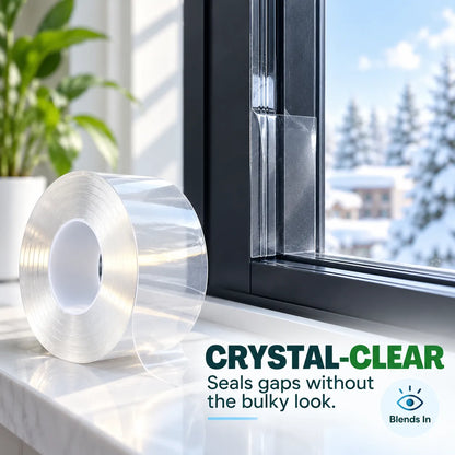 Clear Weather Sealing Tape – Waterproof Window & Door Gap Seal