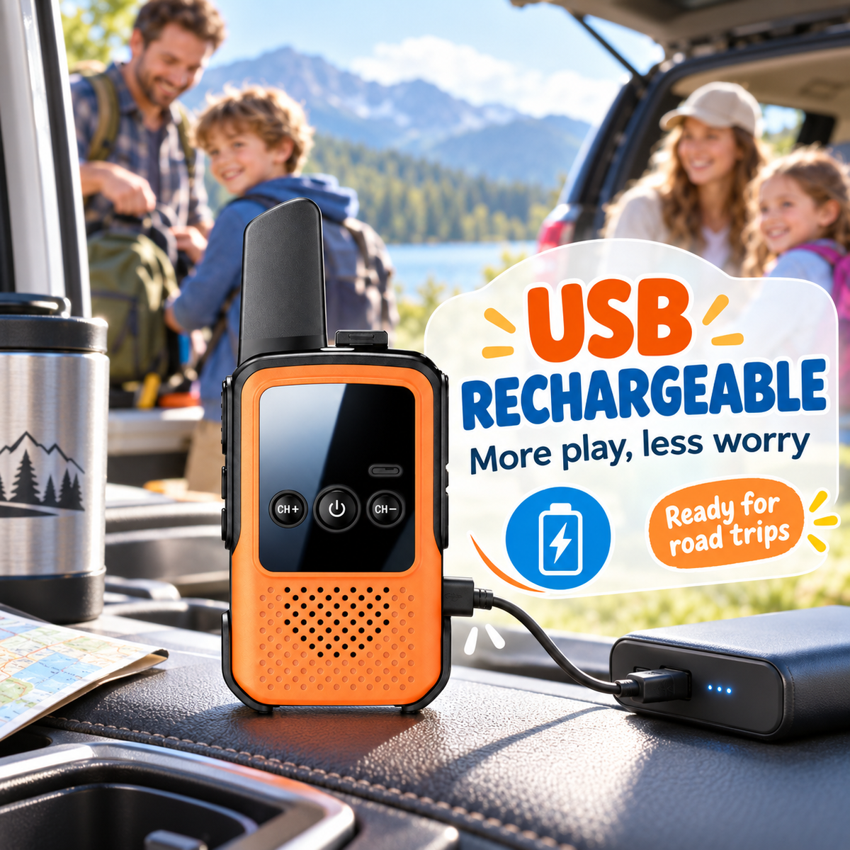 Mini Kids Walkie Talkies for Family Adventures & Outdoor Fun 📻