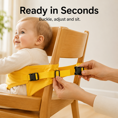 ✈️ The "Anywhere High Chair" Portable Harness | Foldable Travel Baby Seat 🍼