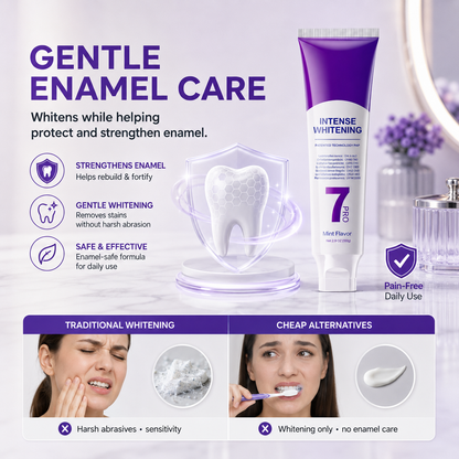 Probiotic Intense Whitening Toothpaste - 7-Day Stain Removal & Fresh Breath ✨