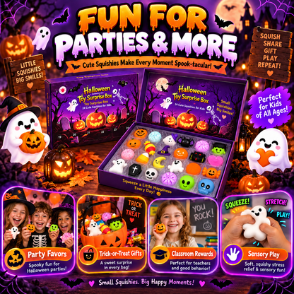 🔥24-Piece Halloween Squishy Surprise Box