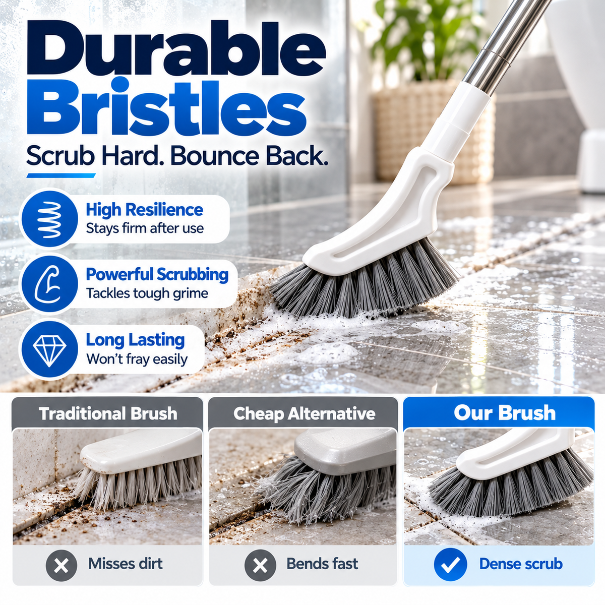 ✨ Extendable Gap Cleaning Brush – Reach Every Hidden Corner Effortlessly!