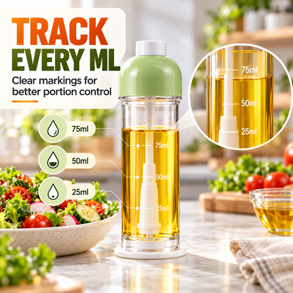 🌿 2-in-1 Nano Oil Sprayer & Dispenser for Healthy Cooking 🥗