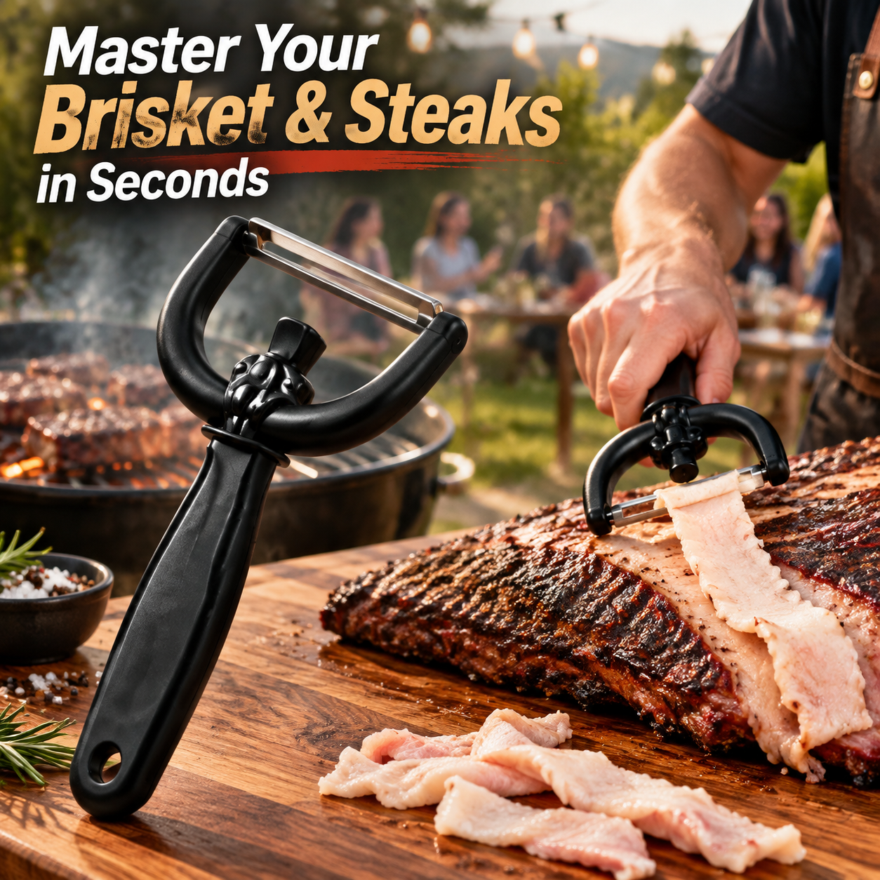 Handheld Meat & Fat Trimming Tool for Brisket and Pork 🥩✨