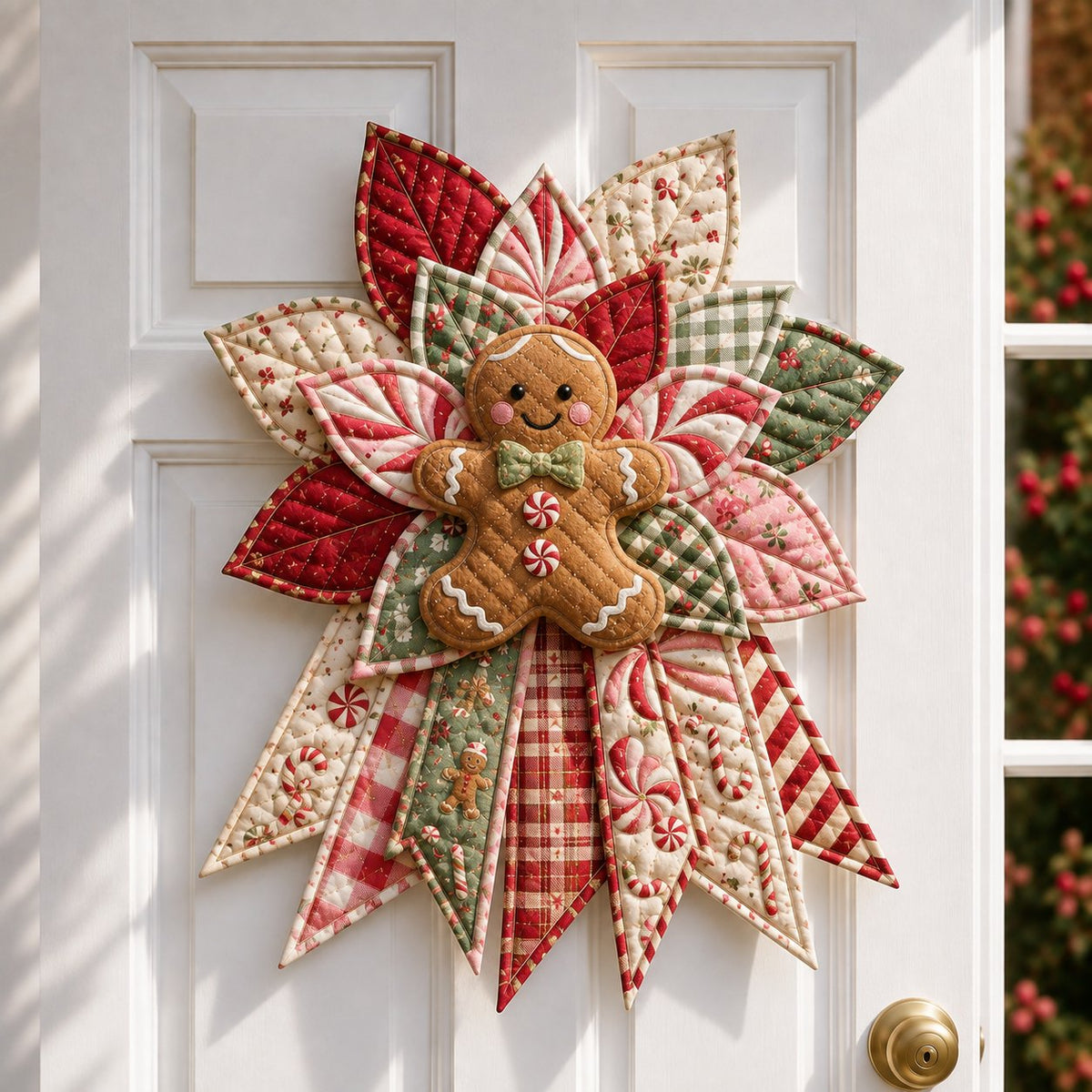 ✂️ Beginner Friendly Christmas Door Hanging Quilt Kit | Easy Holiday DIY Sewing Craft 🌟