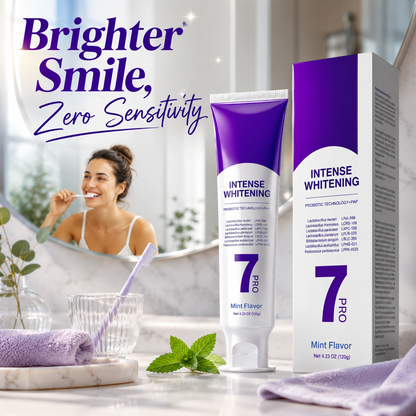 Probiotic Intense Whitening Toothpaste - 7-Day Stain Removal & Fresh Breath ✨