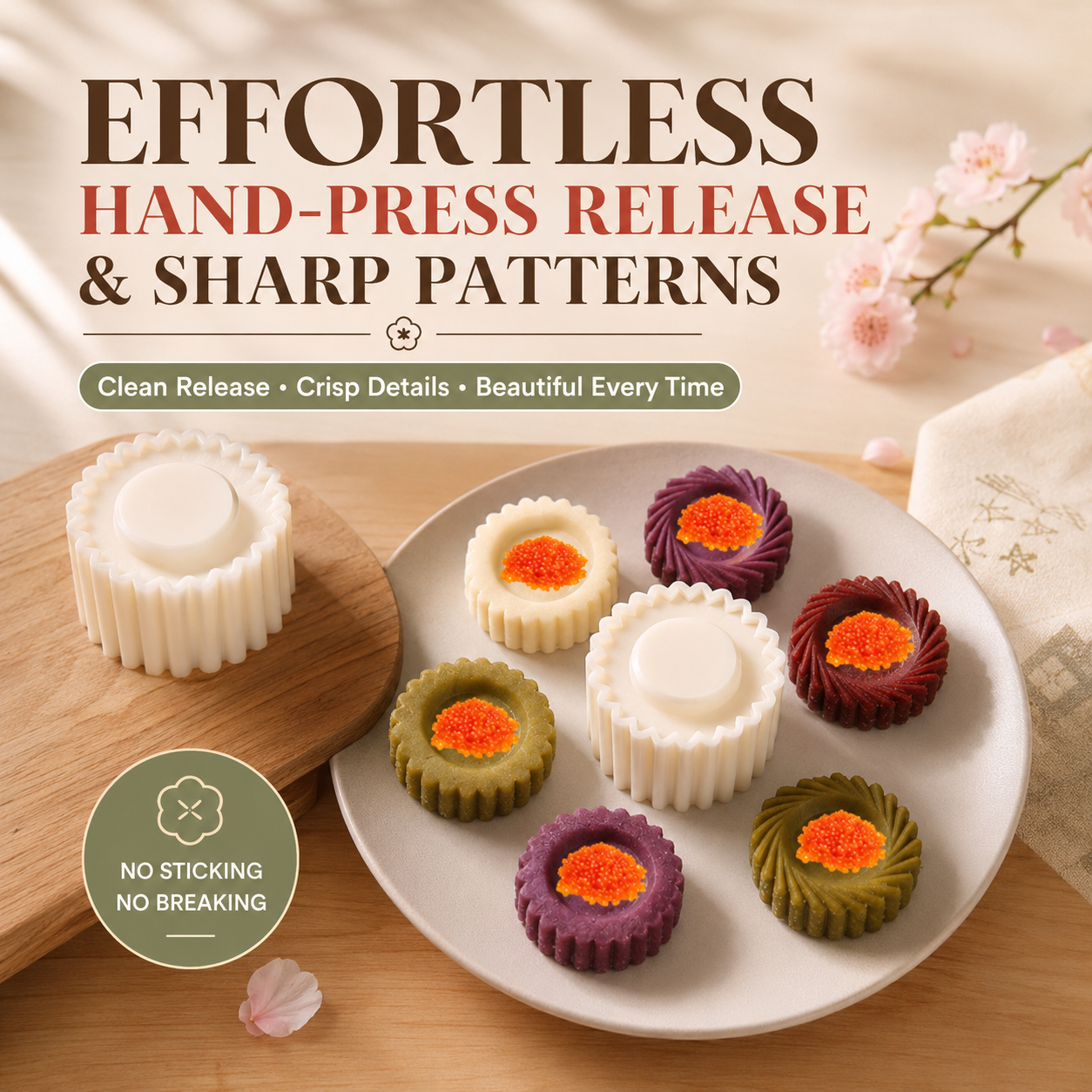 Pro Detachable Hand-Press Mooncake & Pastry Mold Set 🥮✨